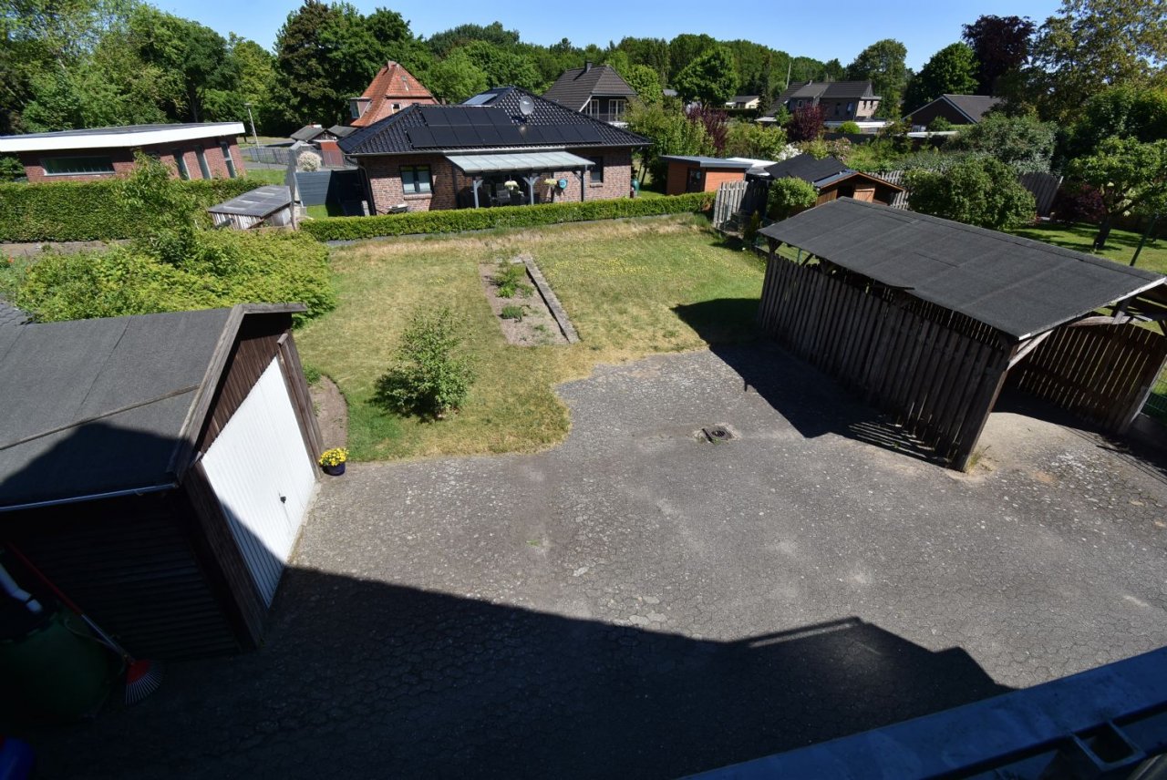 Blick von dem Balkon