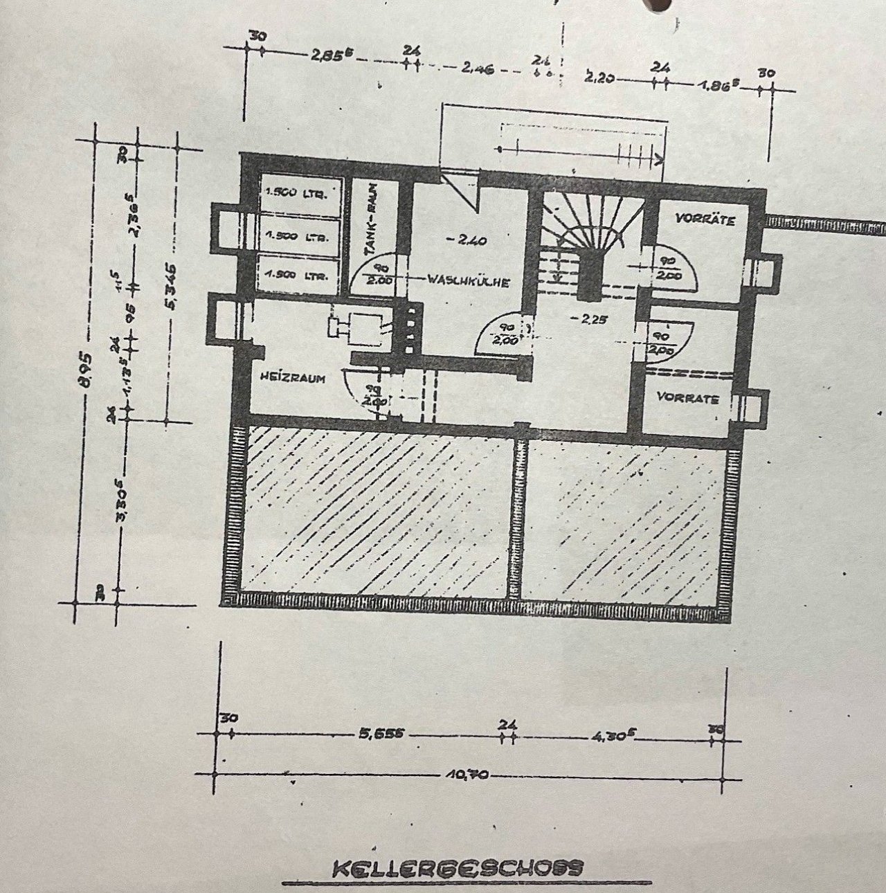 Grundriss Keller Grundriss Keller